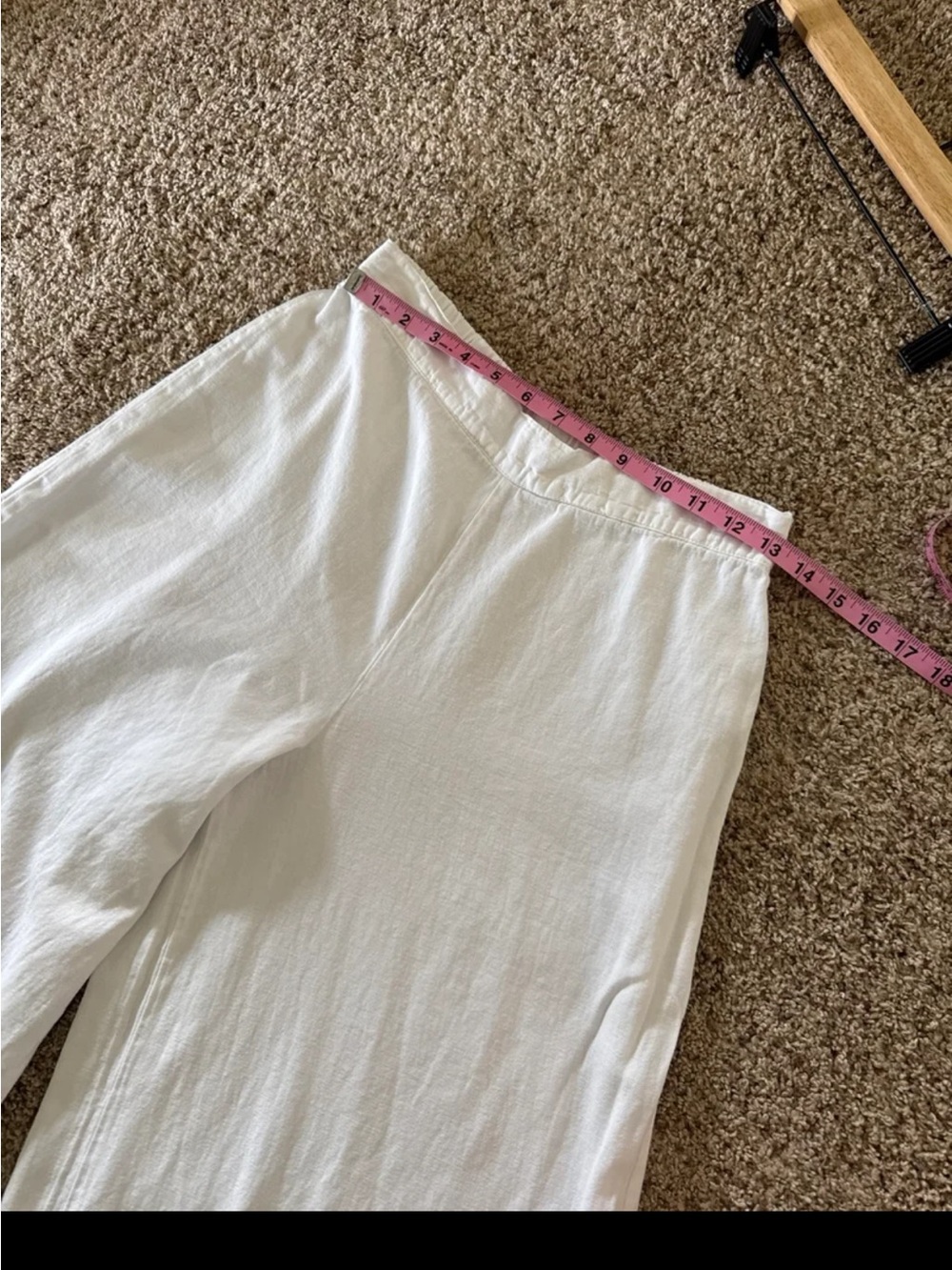 Simply Cotton by Cecelia Nathal Culotte Wide Leg Pants in White size Medium - Picture 9 of 12